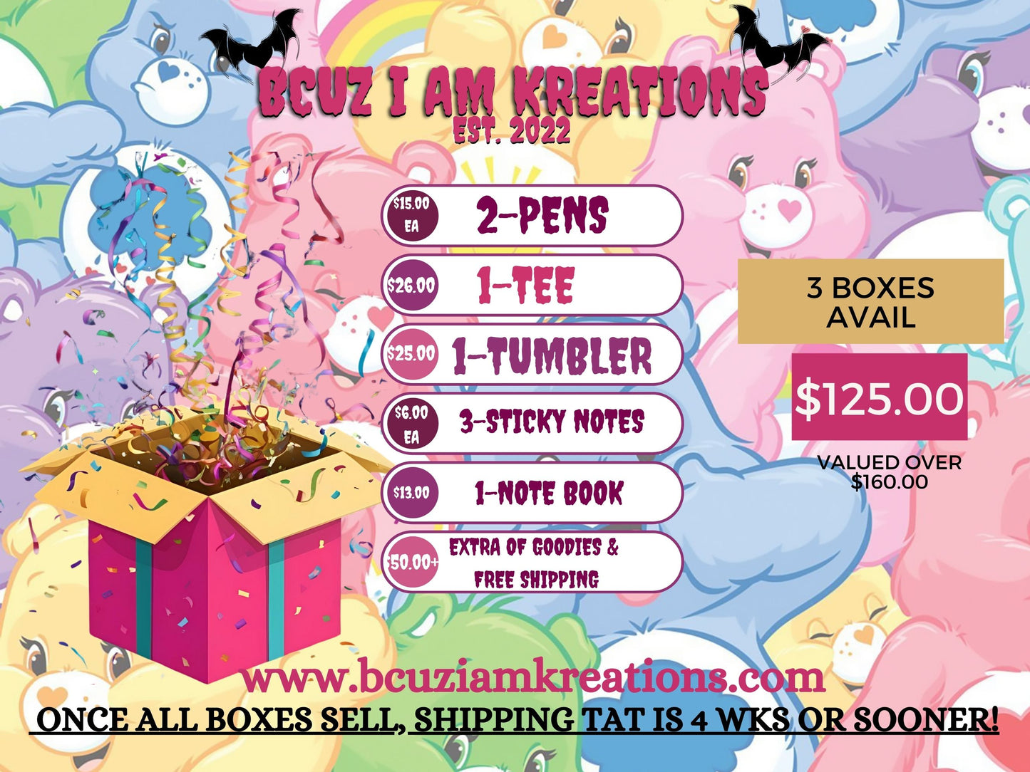 THE BEARS THAT CARE MYSTERY BOX