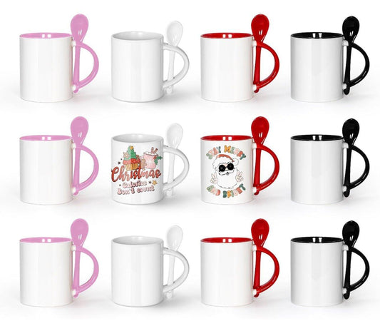 11 oz Colored Mugs - Bcuz I AM Kreations