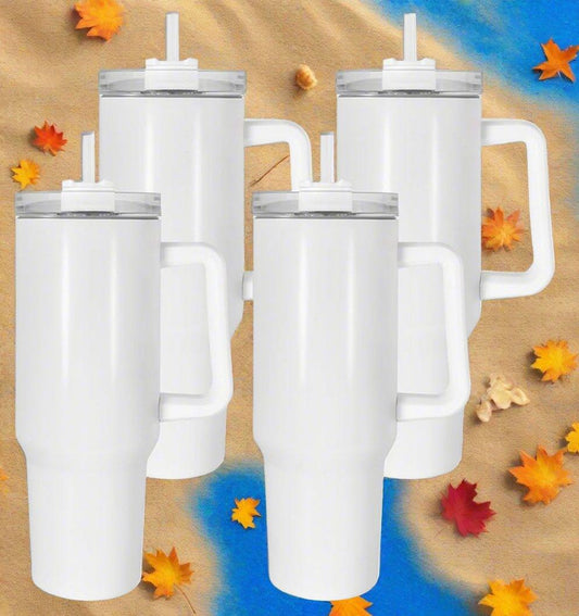 40 oz Tumblers - Bcuz I AM Kreations