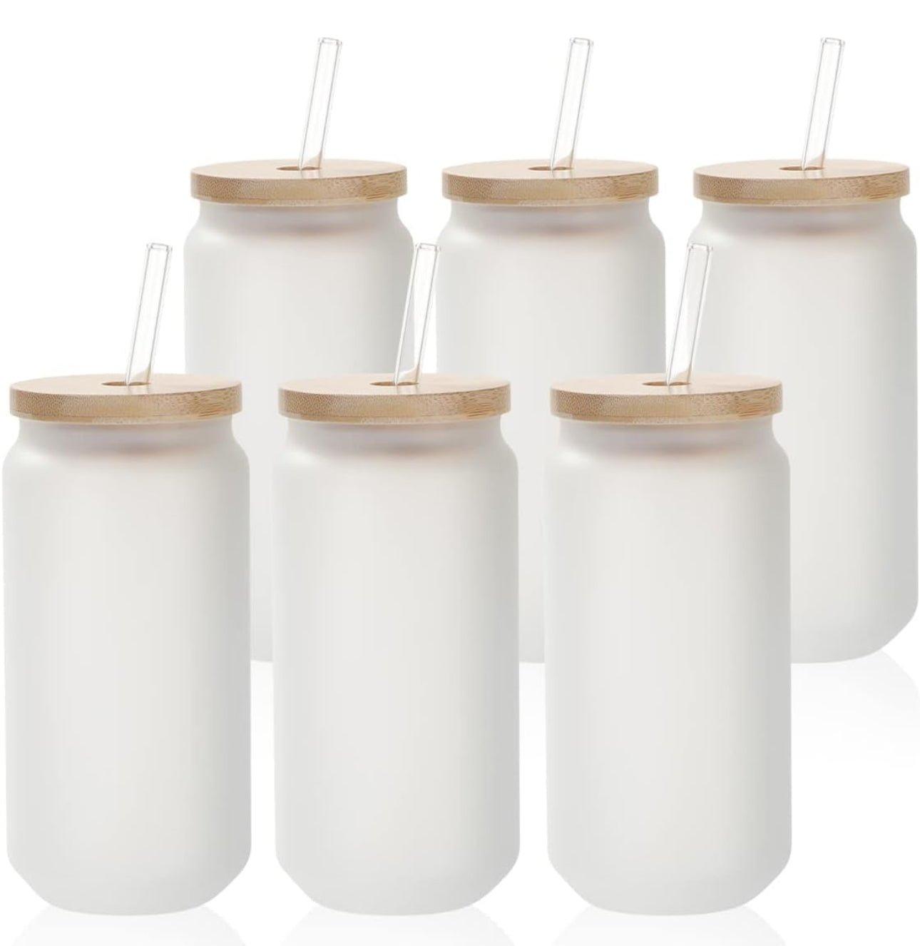Frosted 16oz Libby Cups - Bcuz I AM Kreations
